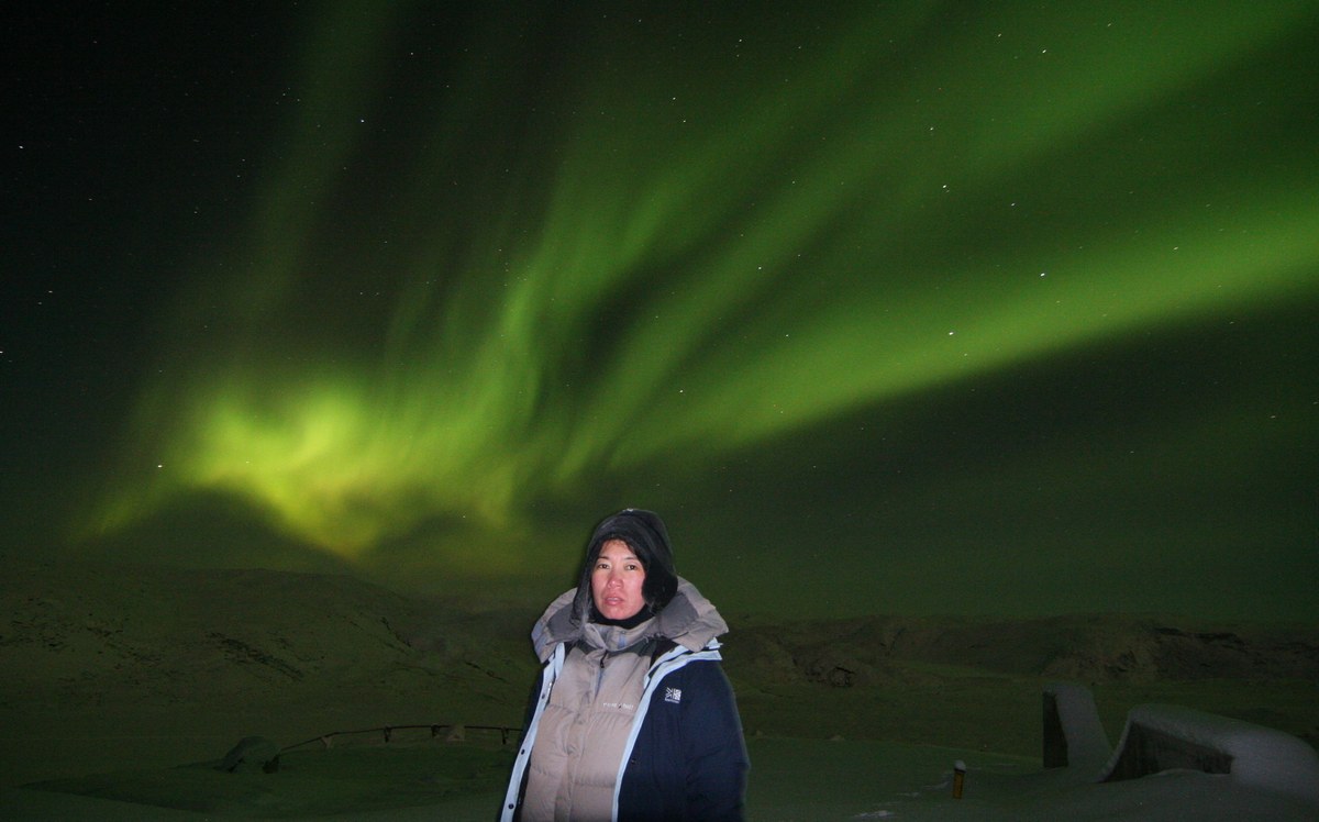 Greenland aurora